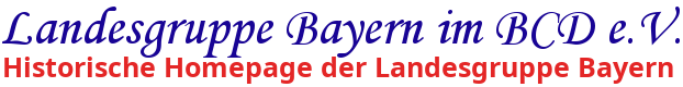 Landesgruppe Bayern im BCD e.V.